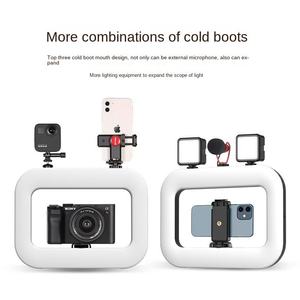 Kit d'éclairage pour selfie pour smartphone, stabilisateur vidéo mobile LED portable, éclairage de remplissage, lumières rechargeables pour téléphone caméra - Product Image 3