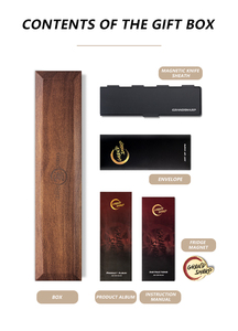 Juego <span class=keywords><strong>de</strong></span> <span class=keywords><strong>cuchillos</strong></span> <span class=keywords><strong>de</strong></span> cocina Grandsharp <span class=keywords><strong>de</strong></span> 5/6 piezas, <span class=keywords><strong>de</strong></span> acero pulverizado japonés Hitachi ZDP189, con mango <span class=keywords><strong>de</strong></span> madera natural <span class=keywords><strong>de</strong></span> Mkuruti africana. - Product Image 5