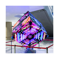 P3.91 Écran LED cubique Contrôle intelligent à 5 côtés Intérieur et extérieur Publicité commerciale Boîte magique Cube Écran LED