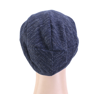 Nouvel arrivage de bonnet de sommeil en jersey de qualité supérieure bonnet de <span class=keywords><strong>chimio</strong></span> en satin doublé de soie bonnet de cheveux pour femmes bonnet <span class=keywords><strong>turban</strong></span> TJM-449 - Product Image 2