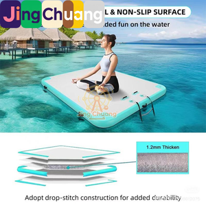 <span class=keywords><strong>Tapis</strong></span> <span class=keywords><strong>de</strong></span> gymnastique et <span class=keywords><strong>de</strong></span> yoga <span class=keywords><strong>gonflable</strong></span> transfrontalier, équipement <span class=keywords><strong>de</strong></span> protection pour la <span class=keywords><strong>gym</strong></span>, la danse, les arts martiaux et l'entraînement <span class=keywords><strong>de</strong></span> flips, avec surface brossée pour le sport - Product Image 1