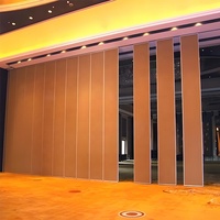 Cloison mobile opérationnelle, panneau de porte pliable pour hôtel, restaurant, école, auditorium, isolation acoustique, installation facile