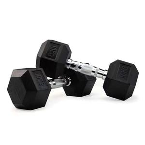 5-100lb bán buôn cao su lục giác quả tạ cho phòng tập thể dục thiết bị & tạ tập thể Dục Đào Tạo HEX quả tạ đặt - Product Image 1