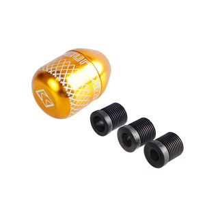 หัวเกียร์อลูมิเนียมสีทองสำหรับรถเกียร์ธรรมดา - Product Image 1