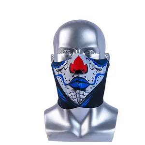 Неопреновая Теплая Лыжная маска на половину лица для занятий спортом на открытом воздухе