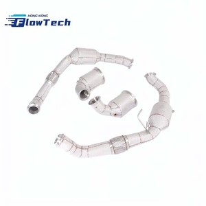 ท่อลง FlowTech SS304 แบบไหลสูง พร้อมแผ่นกันความร้อนและ OPF สำหรับ Porsche Panamera 976 2.9T V6 2024+ – ติดตั้งแบบยึดโดยตรง - Product Image 6