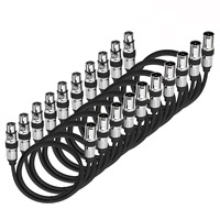Meilleure vente : Câble micro XLR mâle-femelle (canon), câble micro équilibré pour carte son et mixeur