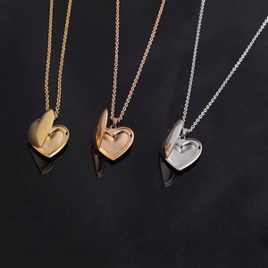 Wholesale Stainless Steel Heart Living Memory <b>Friend</b> Photo Picture <b>Frame</b> Pocket Watch Locket Necklace Gifts for Girls - Product Image 4