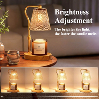 Lampe chauffe-bougie électrique en gros avec prise US/EU, minuterie et intensité réglable, diffuseur de parfum sans flamme sûr pour la décoration intérieure