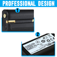 JIAZIJIA SB900B Baterai Cair Isi Ulang untuk Penerima P3RA/P9RA+/P10R+/ULX-D/ULXD1/QLX-D/AD 3.7V 1240mAh Daya Tahan 800 Siklus