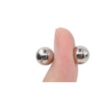 Anneaux de téton magnétiques sans perçage en acier inoxydable plaqué or avec zircon en forme de cœur pour enfants Gaby – Idéaux pour mariage et fiançailles, sans douleur