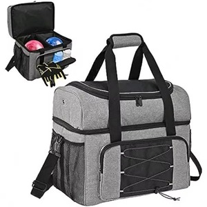 Bolsa para Bola de Boliche de Fábrica BSCI para una Sola Bola - Bolsa de Transporte para Bola de Boliche Negra, Accesorios para Boliche - Product Image 2