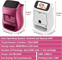 Impresora de uñas inteligente de gran venta, máquina automática para decorar uñas, máquina expendedora de impresoras de uñas
