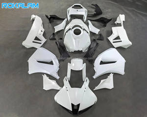 ชุดแฟริ่งสีขาวเงาสำหรับรถมอเตอร์ไซค์ฮอนด้า CBR600RR F5 ปี <span class=keywords><strong>2021</strong></span> 2022 2023  ชุดแต่ง CBR600 <span class=keywords><strong>RR</strong></span> 21 22 23 <span class=keywords><strong>CBR</strong></span> 600RR อะไหล่แต่ง - Product Image 1