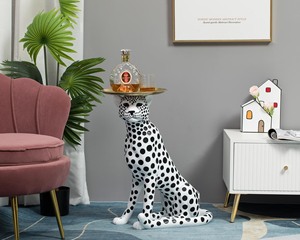 Cuộc sống Kích thước báo động vật trang trí nội thất sang trọng bức tượng Điêu Khắc nội thất cao cấp thiết bị gia dụng showpieces cho trang trí nội thất - Product Image 5