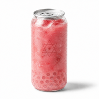 Boîtes en plastique PET personnalisées de 330 ml avec logo imprimé à l'écran pour café, soda, jus, lait, thé, bouteilles rondes à bouchon à vis pour boissons froides