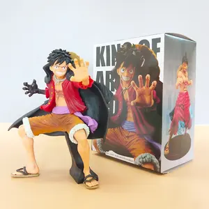 Фигурка King One Piece, фигурка из ПВХ, кукла-Луффи, одна фигурка, игрушка для подарка