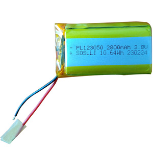 Soslli 3.8V 2800mAh High Voltage Li-Polymer <strong>Lipo</strong> <strong>Battery</strong> 123050 for RC Helicopter Forklift and Home Appliance Energy Storage - Product Image 5