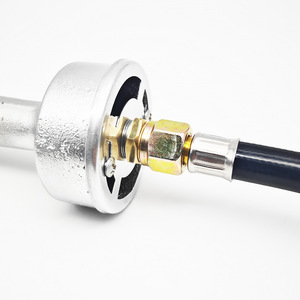 Estufa de gas portátil de hierro fundido plegable para acampar al aire libre con manguera y regulador - Product Image 3