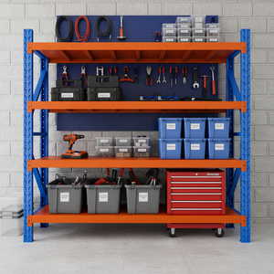 Étagères de rangement en métal à 5 niveaux, étagère de rangement en acier noire, réglable, adaptée pour entrepôt, cuisine, balcon, supermarché - Product Image 4