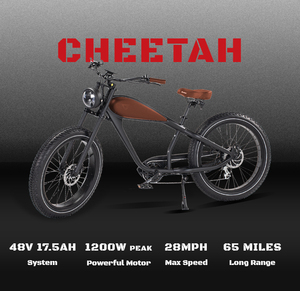 Электровелосипед Fatbike 2025 UpgradeRevibikes Power Vintage с рамой из сплава, 48В 750Вт, гидравлические дисковые тормоза, две литиевые батареи - Product Image 2