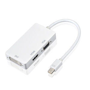 Mini <span class=keywords><strong>adaptateur</strong></span> DP 3 en 1 pour <span class=keywords><strong>MacBook</strong></span> Pro <span class=keywords><strong>Air</strong></span> écran LED pour ordinateur portable HDTV DVI <span class=keywords><strong>adaptateur</strong></span> <span class=keywords><strong>VGA</strong></span> pour utilisation de téléphone portable tout neuf - Product Image 1