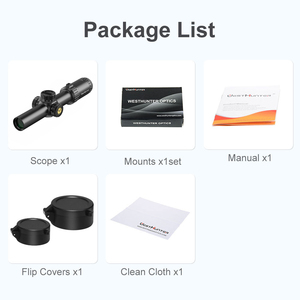 Cannocchiale WESTHUNTER HD 1-6X24 IR SFP LPVO ad Ampio Angolo con Illuminazione Rossa/Verde e <span class=keywords><strong>Obiettivo</strong></span> Regolabile - Product Image 5