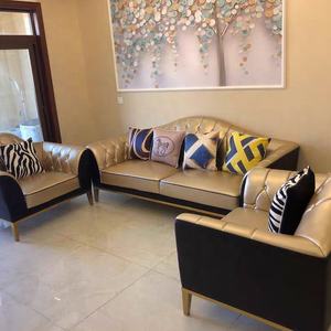 الحصري الراقية مصمم البحرية الحديثة كريم الأبيض الاصطناعية الجلود أريكة نائمة مع سيقان معدنية - Product Image 2