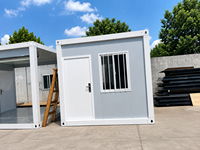 Maison conteneur modulaire de luxe de 40 pieds de haute qualité avec assemblage facile pour bureau à domicile et espace de vie