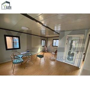 Casa Contenedor Expandible Prefabricada de Diseño Moderno de 20 pies con Puerta de Vidrio para Vivienda Temporal - Product Image 2