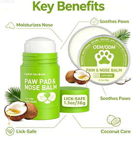 Balsamo Naturale Premium per Naso e Zampe con <span class=keywords><strong>Olio</strong></span> <span class=keywords><strong>di</strong></span> <span class=keywords><strong>Cocco</strong></span> e Burro <span class=keywords><strong>di</strong></span> Karité per la Cura Quotidiana <span class=keywords><strong>di</strong></span> <span class=keywords><strong>Cani</strong></span> e Gatti, ODM OEM - Product Image 3