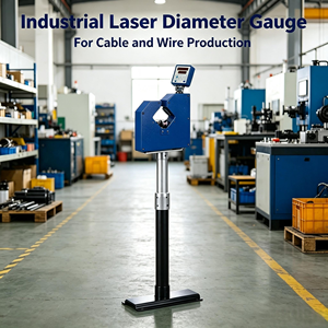 Testeur de câbles, équipement de test de fils, jauge de mesure du diamètre laser en ligne pour le traitement d'extrusion de câbles - Product Image 5