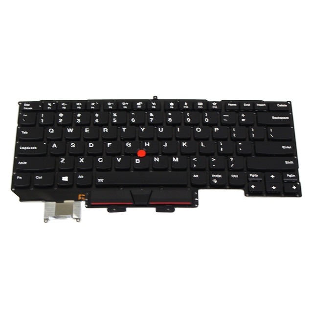 Thinkpad X1 Carbon 6th English Laptop Keyboard with Backlight and Pointer Black Plastic 180 Days Warranty