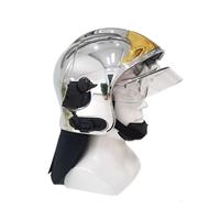 Casque ignifuge de protection incendie européen résistant à la pression de qualité supérieure casque de pompier de sauvetage avec cape en aramide