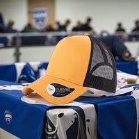 Casquette de baseball personnalisée à 5 panneaux la plus vendue chapeau de soleil de camionneur en toile d'été avec logo brodé pour le cyclisme en plein air et décontracté