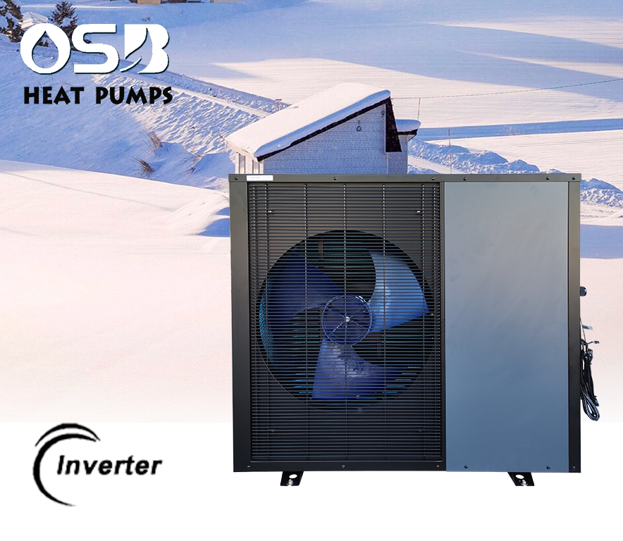 R32 R290 Air Source Heat Pump Water Heater Monoblock DC Inverter WiFi ...