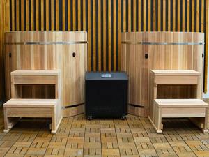 Hachillspa barilotto di terapia del freddo 304 acciaio inossidabile o PP Liner tuffo a freddo per 1 persona bagno di ghiaccio all'aperto con gradini e copertura - Product Image 6