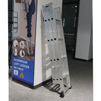 Échelle de grenier rétractable légère pour la sécurité domestique, escalier de grenier en aluminium, échelle pliante extensible avec main courante