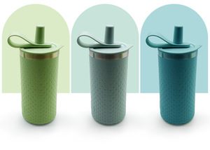 Wholesale BPA Free 450ml Sport Gym Travel Collapsible Drinking Foldable Silicone <b>Water</b> <b>Bottle</b> <b>With</b> <b>Straw</b> - Product Image 6