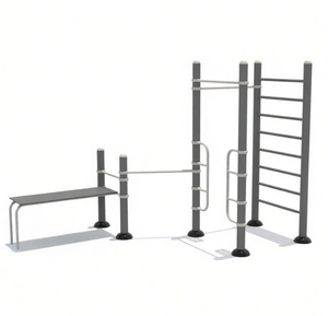 Appareil de <span class=keywords><strong>fitness</strong></span> extérieur en acier inoxydable de haute qualité, écologique, pour utilisation en parc et en communauté, marque Zhenhong, garantie 1 an - Product Image 2
