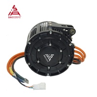 Moteur QS QS138 3000W 70H V1 moteur d'entraînement moyen 72V moteur électrique sans balais moteur cannelé arbre 428 pignon pour électrique