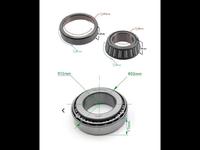 Rodamiento de Dirección de Bolas de Acero Inoxidable de Alta Resistencia con Grasa para Motocicleta Todoterreno DY250 CROSSFIRE