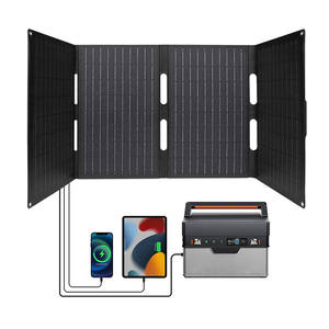 <span class=keywords><strong>Chargeur</strong></span> <span class=keywords><strong>solaire</strong></span> pliable 30W 40W 60W en stock avec port USB 5V 9V 12V pour téléphones, batteries externes, tablettes, camping en plein air, <span class=keywords><strong>randonnée</strong></span> - Product Image 1