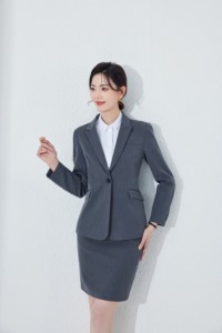 Completo da <span class=keywords><strong>Lavoro</strong></span> Formale da <span class=keywords><strong>Donna</strong></span> Durevole e Antipiega: Giacca e Pantaloni Lunghi con Bottoni Decorativi, Ideale per Ufficio e Chiesa - Product Image 4