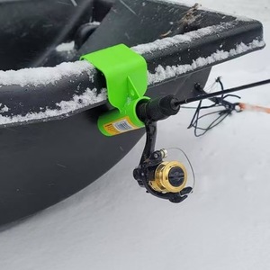 Support de canne à pêche Wanbang en plastique moulé par injection, support portable pour la pêche sur glace, rouge et blanc, couleur personnalisable - Product Image 2