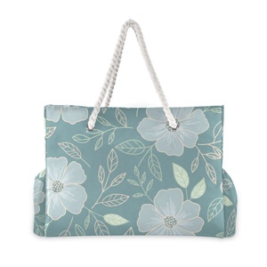 Bolsos de Playa Casuales para Mujer con Cierre Abierto, Forro de Poliéster, Impermeables, para Piscina, Natación y Vacaciones de Primavera - Product Image 2