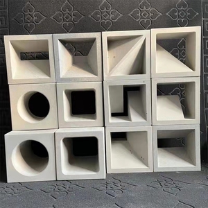 Bata Berongga Modis untuk Balok Bangunan Rumah, Batu Bata Antik Kuning Pelapis Dinding - Product Image 4