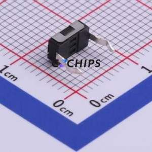 TS-1092D-B3D2 Tactile Switch Through hole Component (THT),3.9x6mm Switch Single Pole Single Throw Rectangle Button 2.5N 6mm - Product Image 2