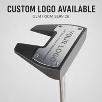 Putter de golf à tête mallet, haute inertie de masse (MOI), face usinée CNC, avec ligne de visée, pour l'entraînement sur le parcours et les matchs, pour hommes