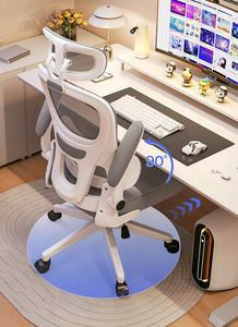 <span class=keywords><strong>Chaise</strong></span> <span class=keywords><strong>de</strong></span> <span class=keywords><strong>bureau</strong></span> pivotante convertible en Offre Spéciale tissu <span class=keywords><strong>de</strong></span> maille respirant ergonomique avec protection du cou Design minimaliste commercial - Product Image 4